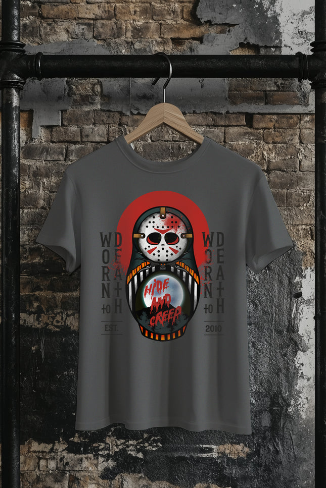Hide & Creep Jason | Freak or Treat t-shirt