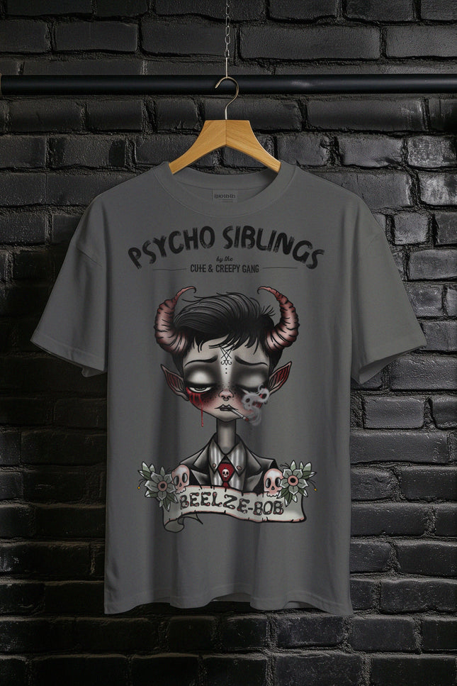 Beelze-Bob Demon Boy | Psycho Sibling T-shirt