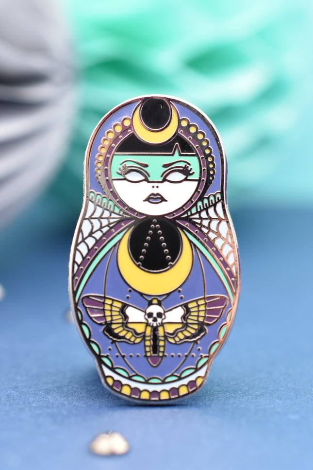 Cute & Creepy Gang Lunar Witch Enamel Pin