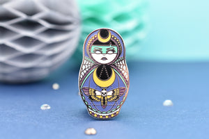 Cute & Creepy Gang Lunar Witch Enamel Pin