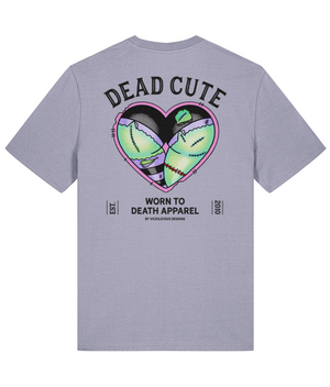 Dead Cute Zombie Booty Lavender T-shirt - Front and Back Print