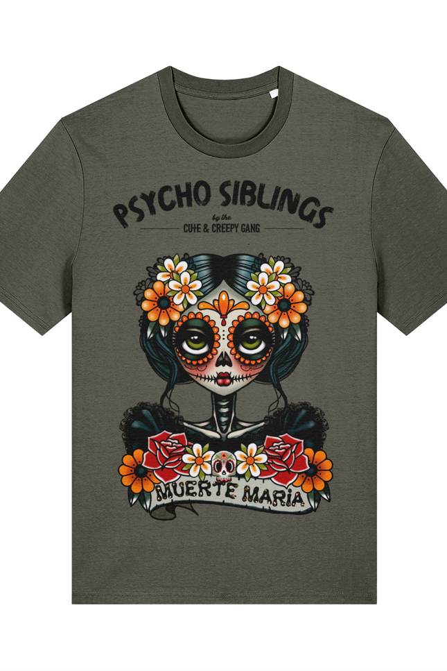 Muerte Maria Day of the Dead Sugar Witch | Psycho Sibling T-shirt