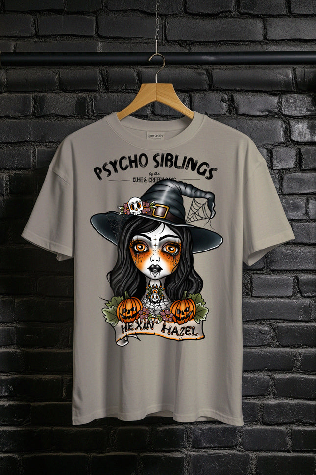 Hexin' Hazel Witch | Psycho Sibling T-shirt