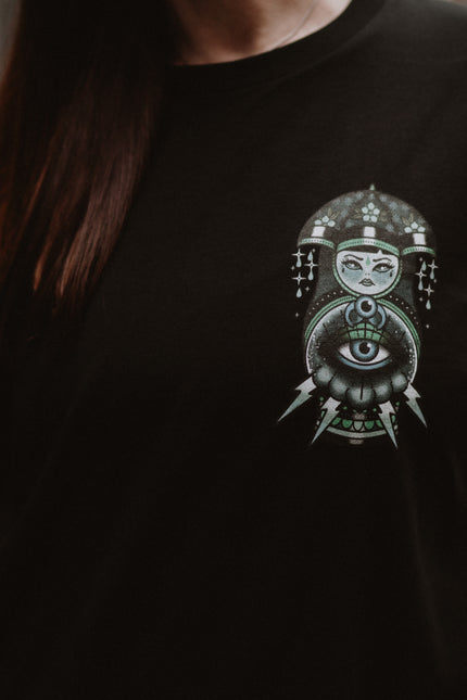 Lilith Storm Moon I Front & Back Print T-shirt