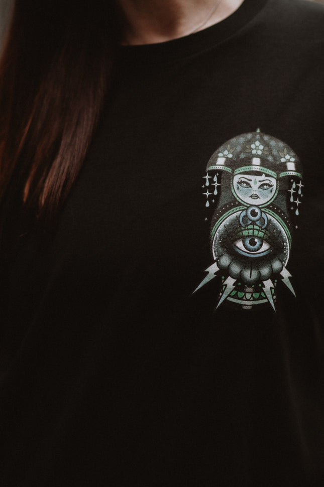 Lilith Storm Moon I Front & Back Print T-shirt