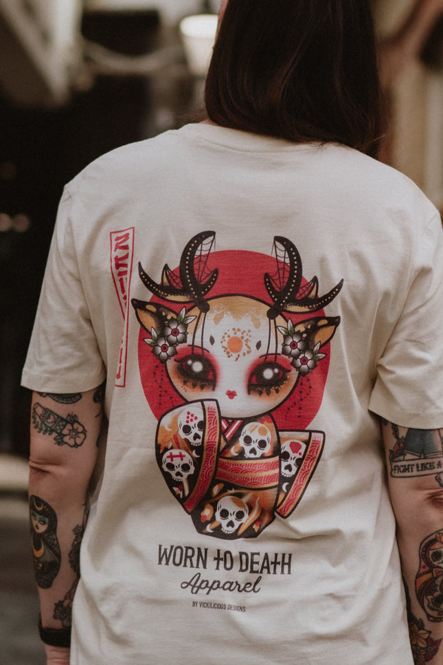 Ceryneian Buck Moon | Front & Back Print T-shirt