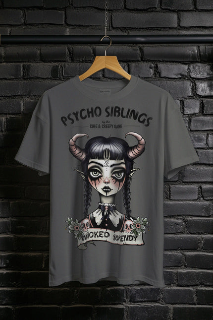 Wicked Wendy Demon Girl | Psycho Sibling T-Shirt