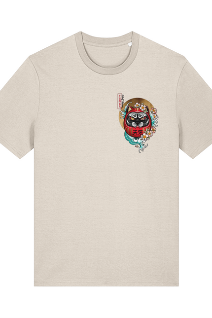 Tenga Wolf Moon Daruma Doll |  Front & Back Print T-shirt
